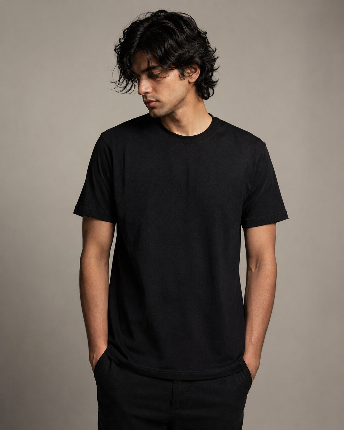 The Black T-shirt - For Men