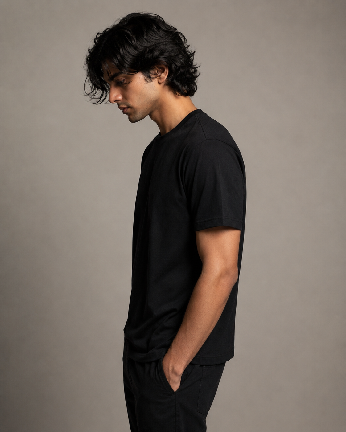 The Black T-shirt - For Men