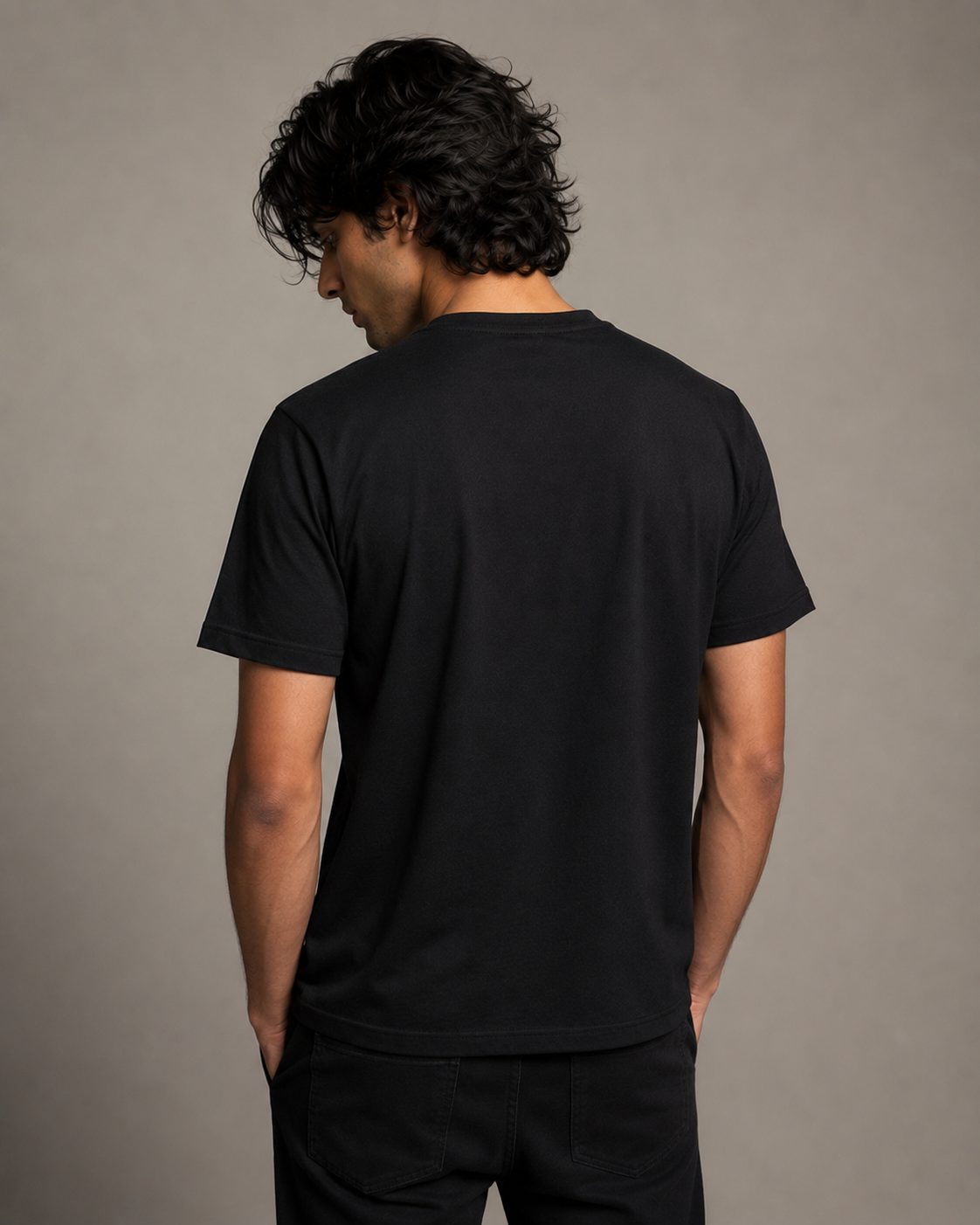 The Black T-shirt - For Men