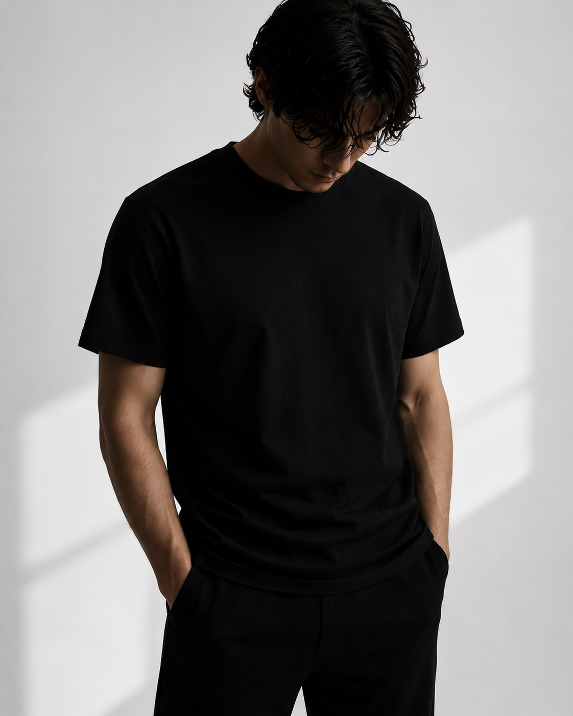 The Black T-shirt - For Men
